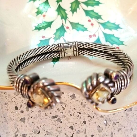 FROM FAMILY HEIRLOOMS!!! SANTA FE DESIGNER CUFF!!! - Picture 4 of 6